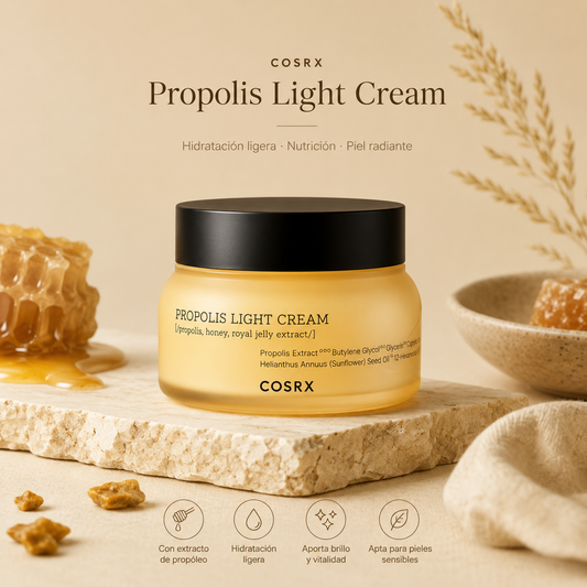 Crema hidratante de propóleo
