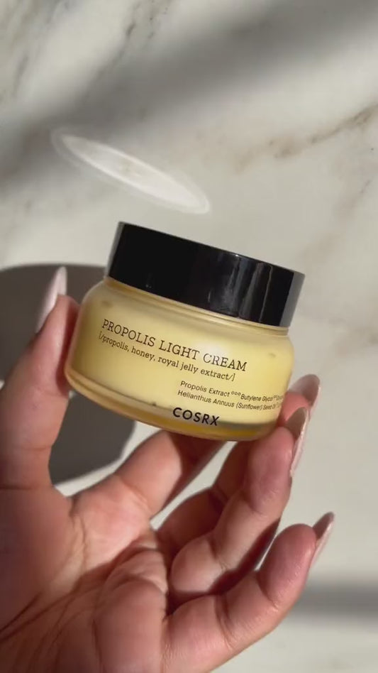 Crema hidratante de propóleo